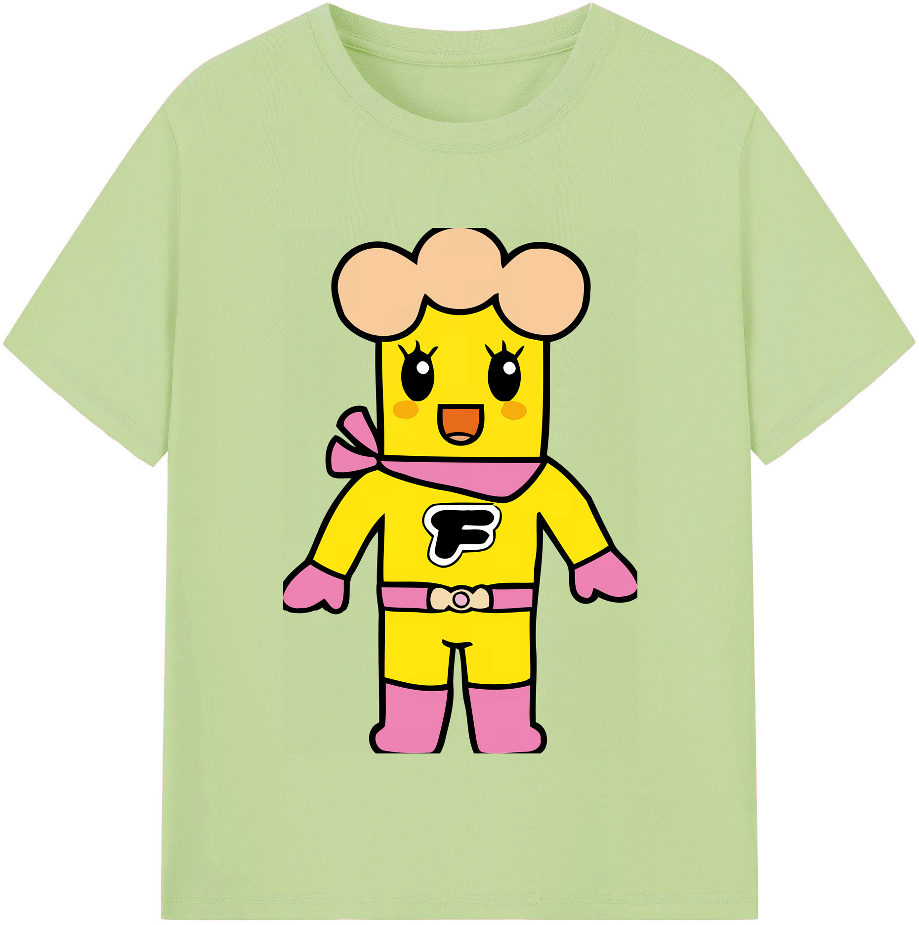 （画像用） アンパンマン Anpanman 綿100％半袖Tシャツ（フロントプリント）